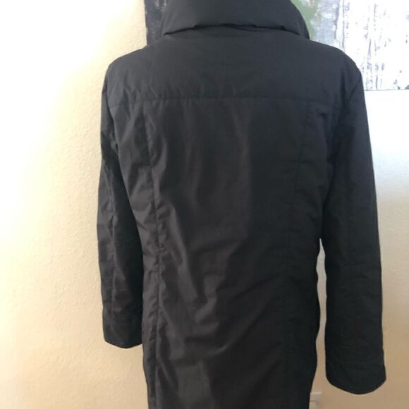 Post Card City Coat Black Made In Bulgaria - Picture 2 of 12